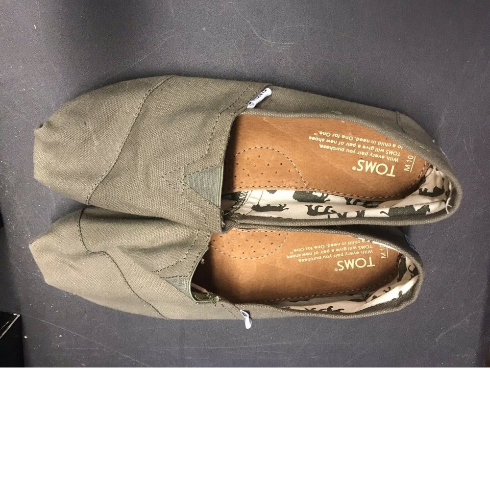 Toms Olive Green Men's Shoes - Picture 2 of 5